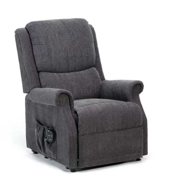 Indiana Rise and Recline Chair - Charcoal - Standard Delivery - Charcoal