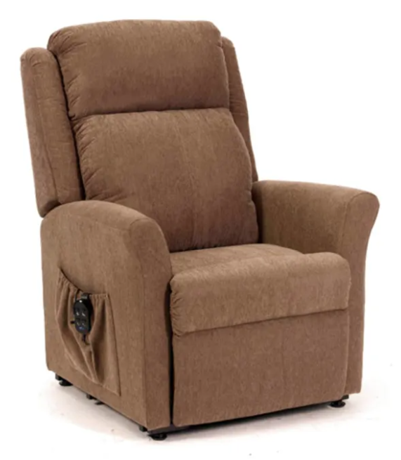 Memphis Dual Motor Riser Recliner Chair - Brown