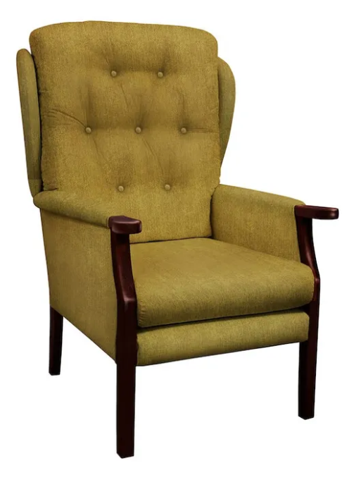 Mulgrave Fireside Chair - Yellow