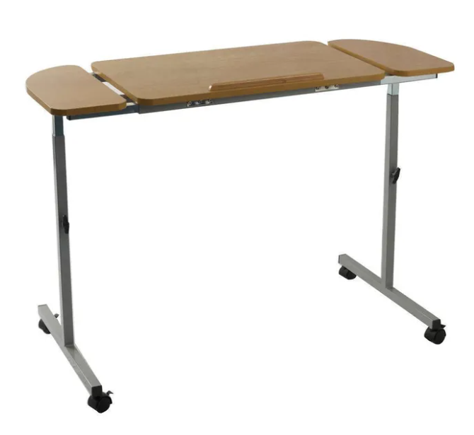NRS Healthcare Adjustable Overbed Table