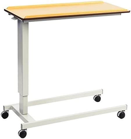 NRS Healthcare EasyLift Overbed/Over Chair Table Beech 